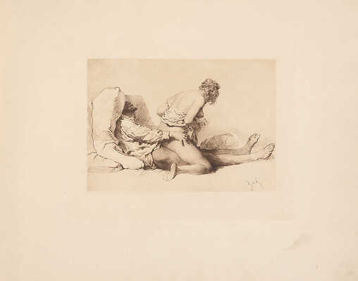 [Михаил Зичи. Любовь. Сорок рисунков]. Michael von Zichy. Liebe. Vierzig zeichnungen. Leipzig: Privatdruck, 1911.